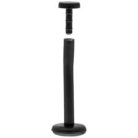 Schwarzer Push-Fit Basic Stab Schwarzer Push-Fit Basic Stab auf weißem Hintergrund