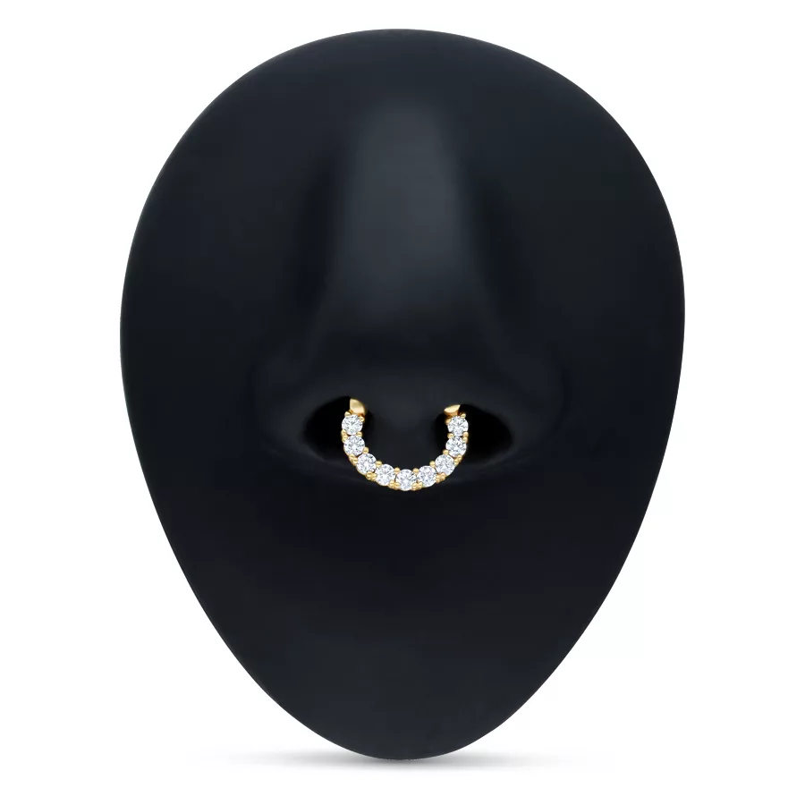 Hinged Crystal Ring 18k Hinged Crystal Ring 18k