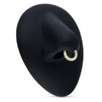 Hinged Crystal Ring 18k Hinged Crystal Ring 18k