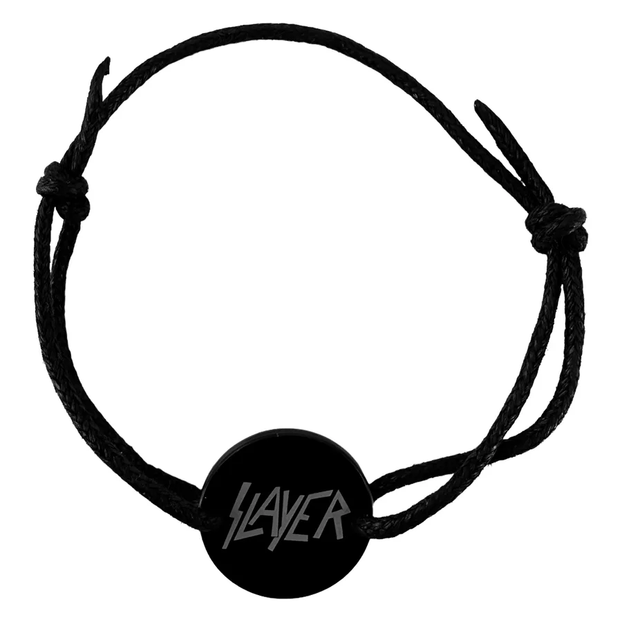 Slayer Waxcord Logo Bracelet Slayer Waxcord Logo Bracelet