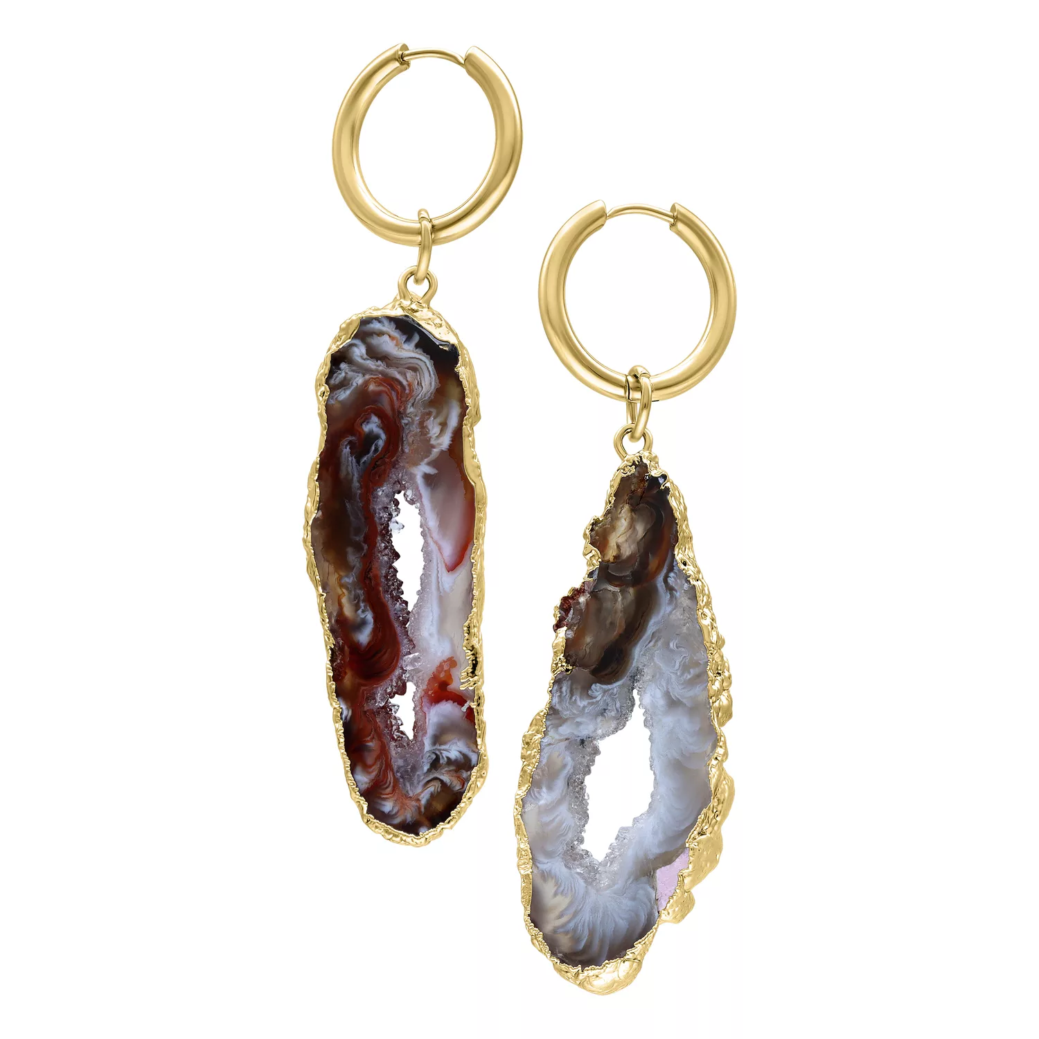 Little Indian Agate Hoops Little Indian Agate Hoops