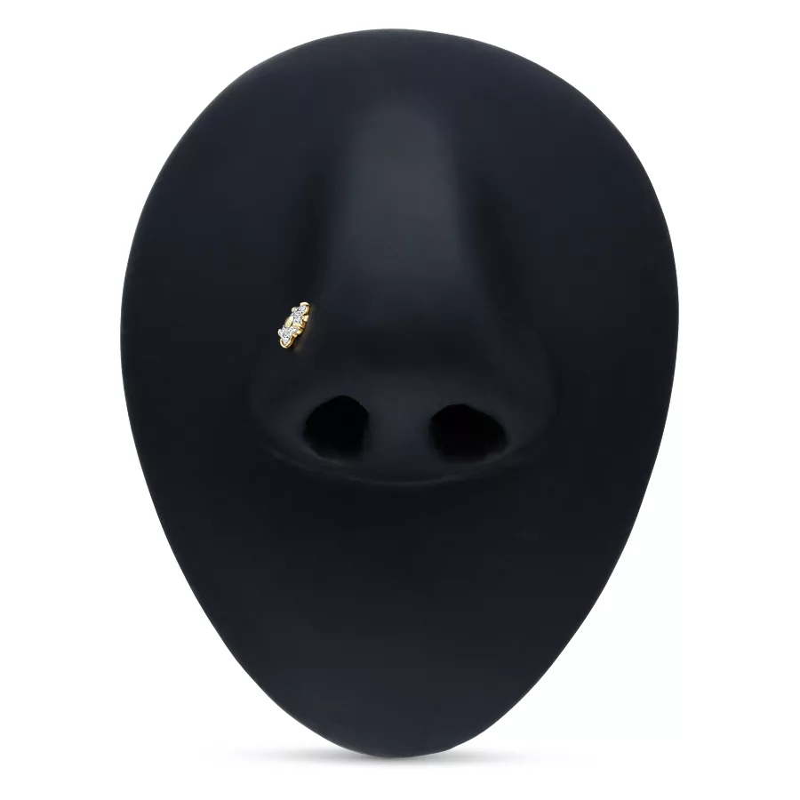 18k Crystal Flower Nosestud 18k Crystal Flower Nosestud