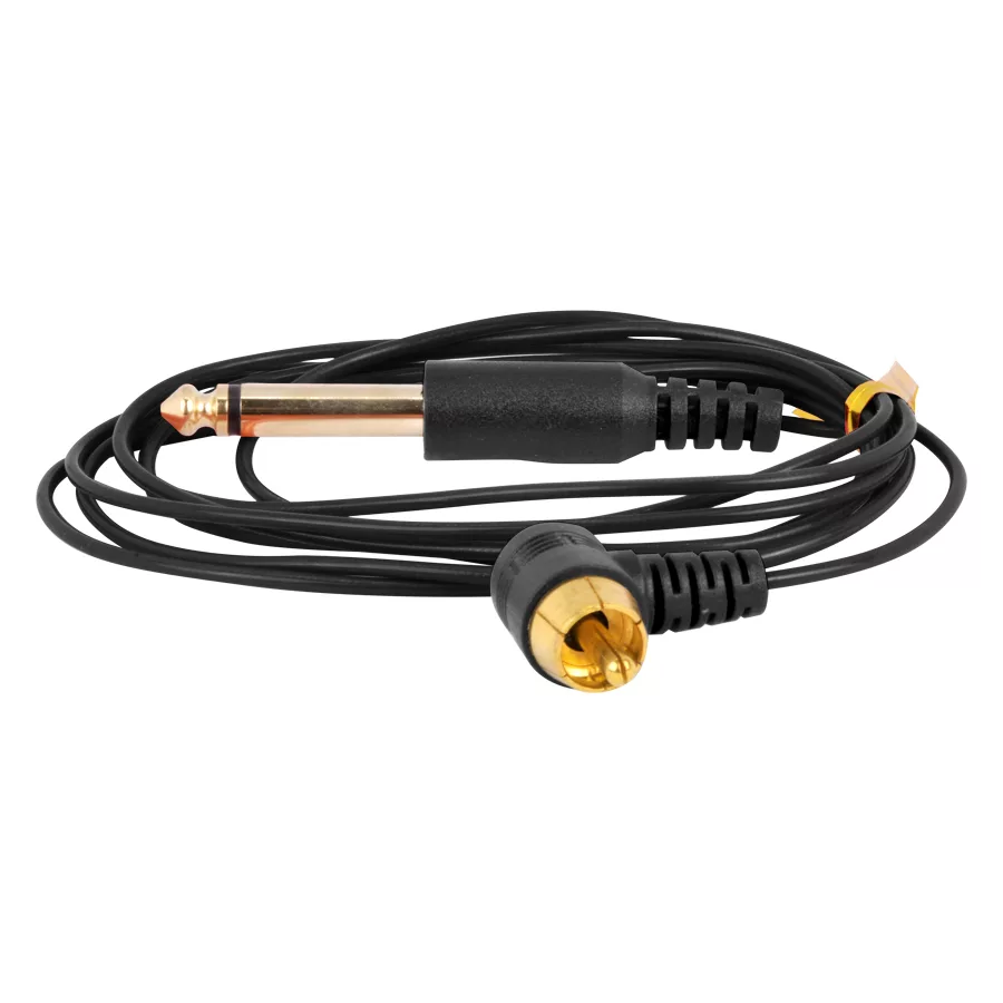 Ultra Dünnes RCA Clipcord Schwarz