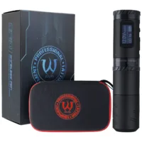 Kabellose Tattoo Pen Maschine in Schwarz Schwarze kabellose Tattoo Pen Maschine mit Etui und Verpackung