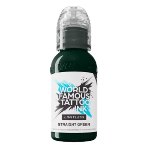 Inchiostro Tatuaggio World Famous Ink Limitless Straight Green