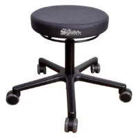 Runder Arbeitsstuhl R1 Pro in Schwarz