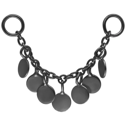 Hanging Plates Piercing Connection Chain