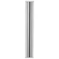 Gerader Titanstab mit Innengewinde, Silber Silberner, gerader Titanstab mit Innengewinde, Studiohintergrund