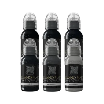 World Famous Ink Limitless Silvano Fiato Blackwash Set 6 x 30 ml