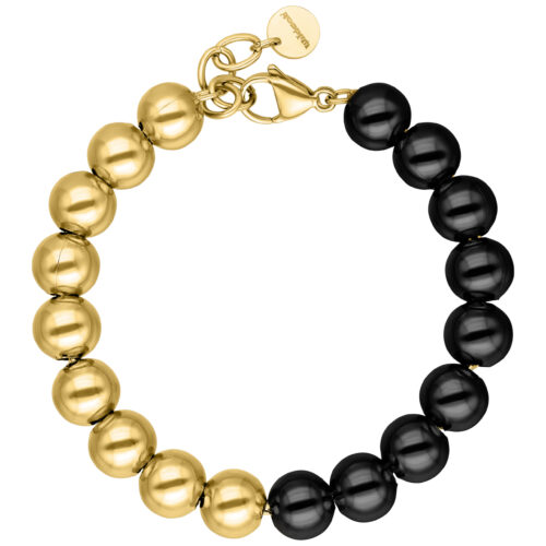 Bubble Armband - Gold/Schwarz