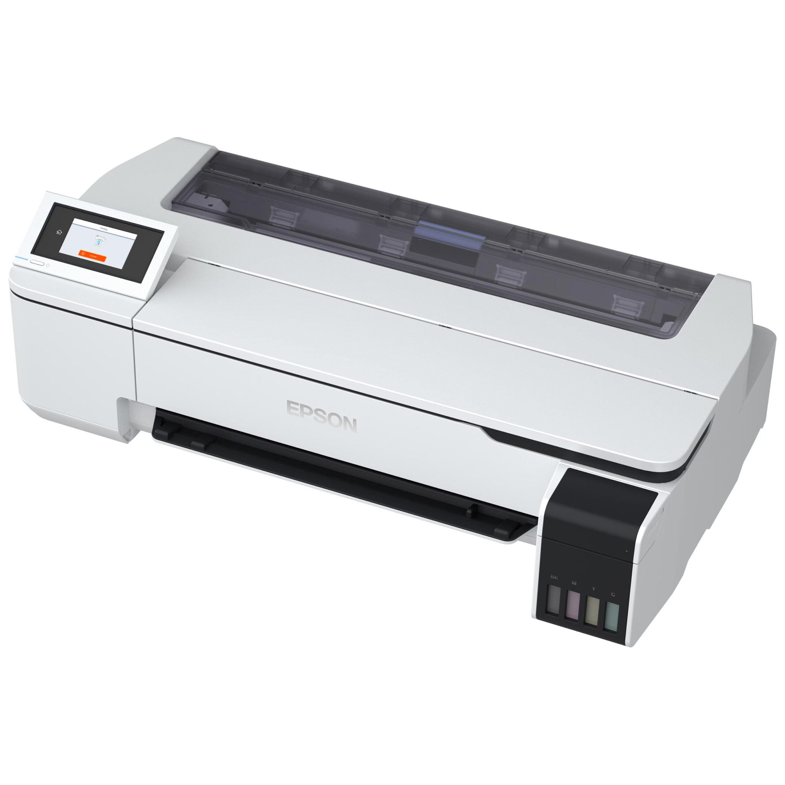 Weißer Epson SureColor SC-T3100x Drucker auf neutralem Hintergrund