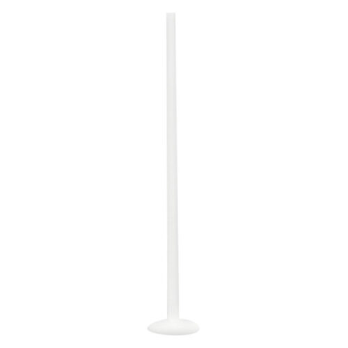 Weißer Bioplast Micro Stab, 1,2 mm Stärke, 45 mm Länge, auf weißem Hintergrund
