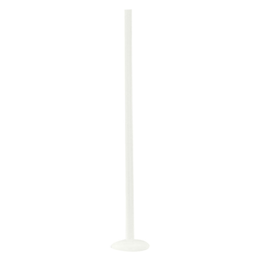 Langer Bioplast Stab für Labrets, 1.6 x 45 mm Langer Bioplast Stab in Weiß, 1.6 mm Stärke, 45 mm Länge auf weißem Hintergrund