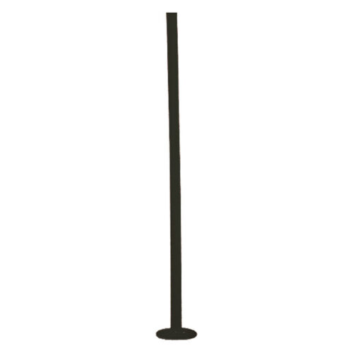 Langer schwarzer Bioplast Stab mit 1,6 mm Stärke und 45 mm Länge