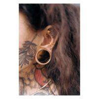 Stylisches Micro Bananabell Piercing in Roségold Florescence Micro Bananabell