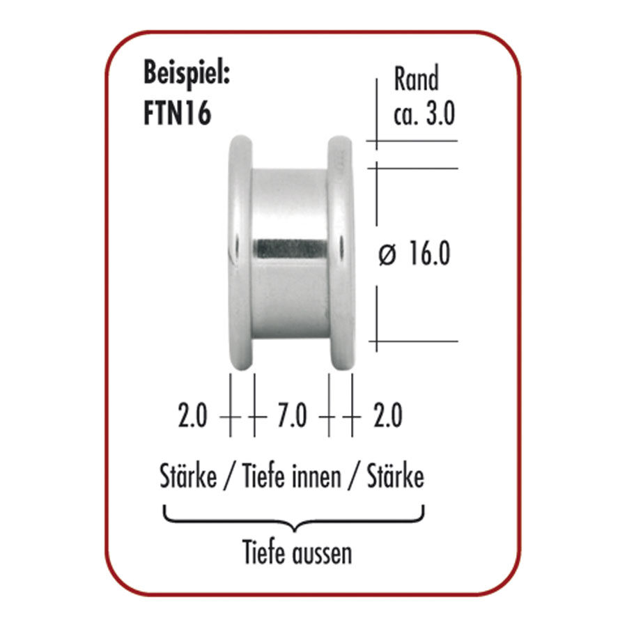 Steel Highline® Flesh Tunnel Steel Highline® Flesh Tunnel