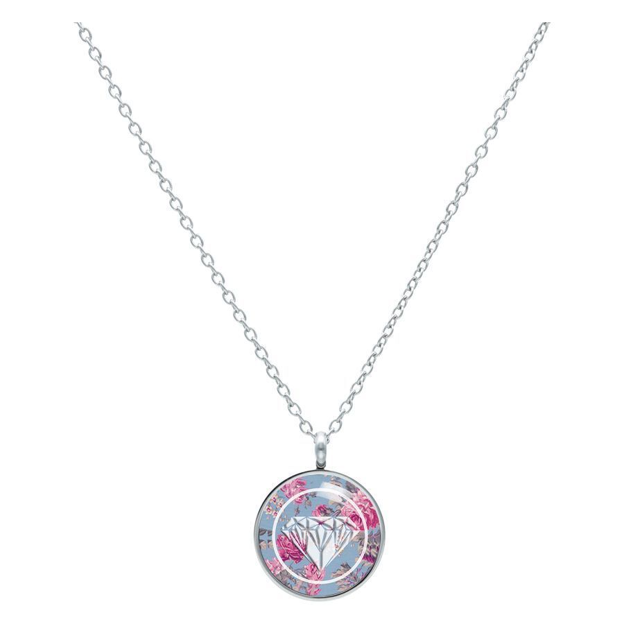 Diamond Roses Blue Necklace Diamond Roses Blue Necklace
