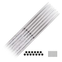 Magnum Long Taper Tattoonadeln 20 Stk Magnum Long Taper Tattoonadeln aus Chirurgenstahl auf weißem Hintergrund