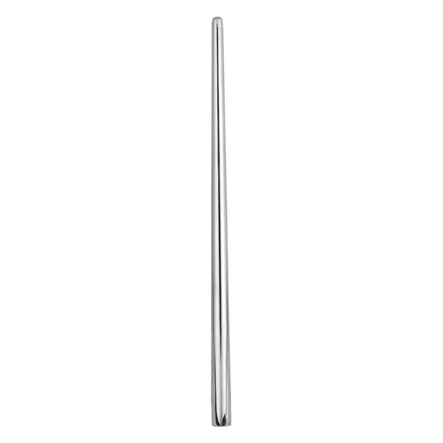 Konischer Einführstift aus Chirurgenstahl Silberner konischer Einführstift aus Chirurgenstahl auf weißem Hintergrund