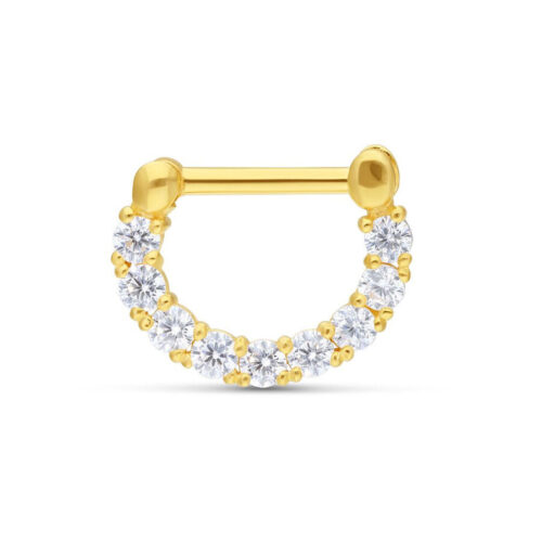 Hinged Crystal Ring 18k<!--5cd036bd4e395-->