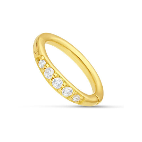 18k Jewelled Hinged Ring<!--5e81b3cce2d32-->