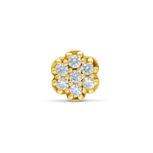 14K Internally Bloom Crystal Attachment