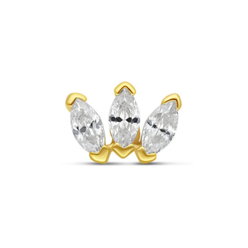 14K Triple Fan Attachment
