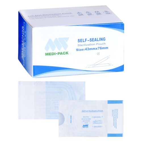 Transparent sterilization bags 43 x 76 mm<!--619ba5d2d0c63-->