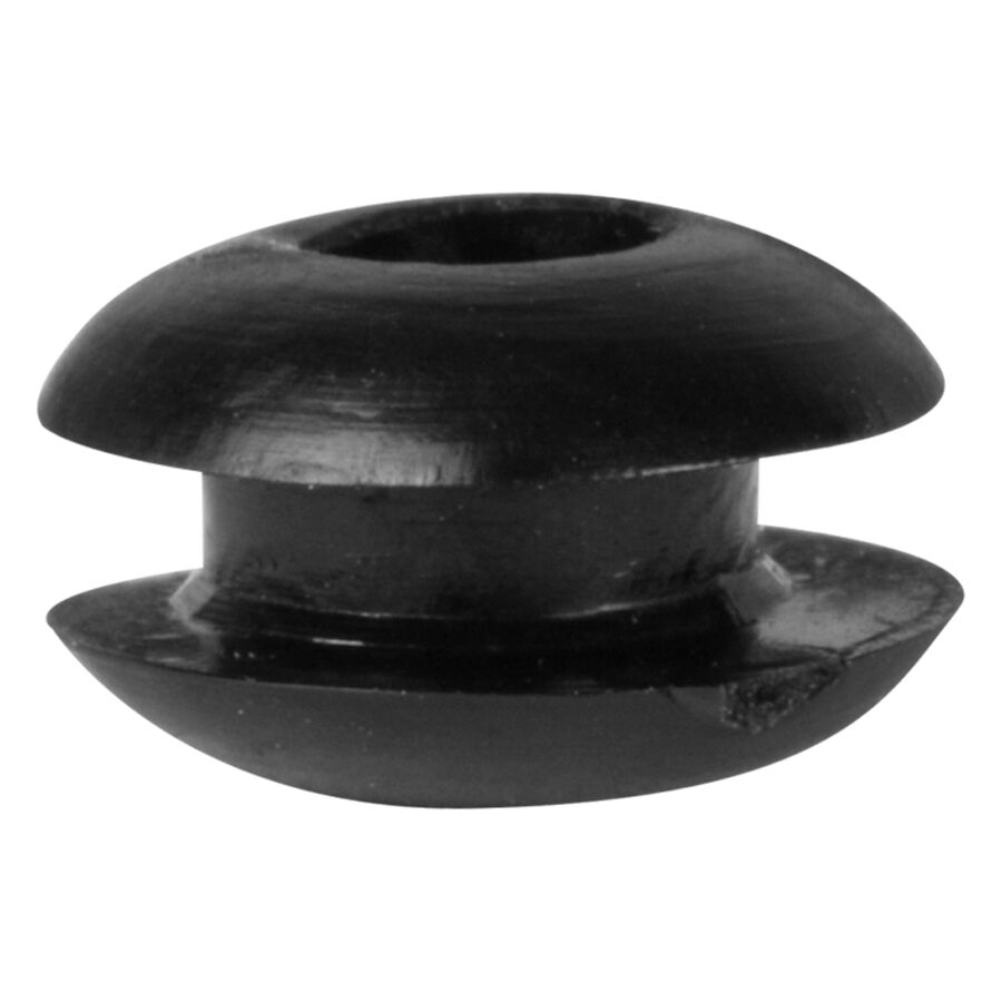 Schwarzes Silicon Rubber Hard für Tattoo Zubehör Schwarzes Silicon Rubber Hard in runder Form auf weißem Hintergrund