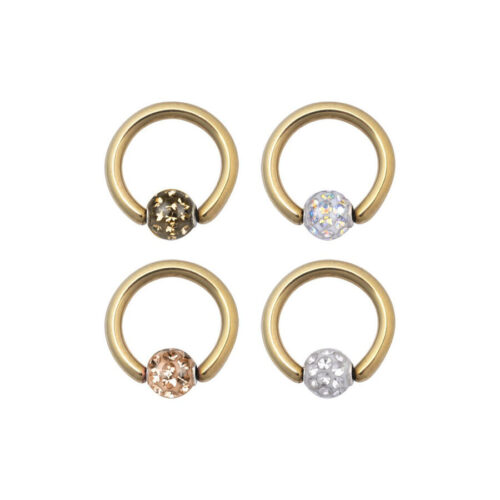 Sealed Multi Jewelled Clip in Ring<!--63f5c727deea3-->