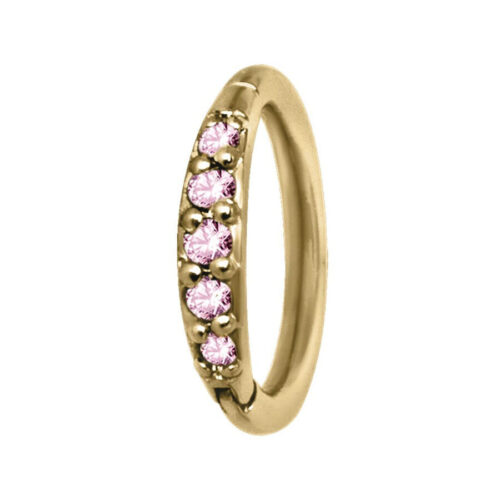 Pave Setting Crystals Top