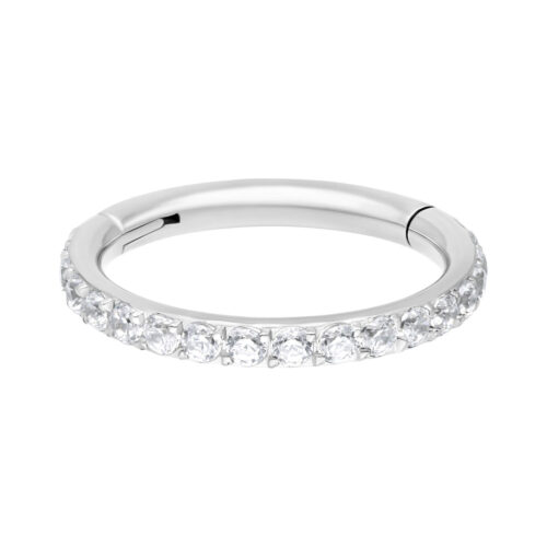 Pave Set Crystals Conch Ring<!--60d5736295e37-->