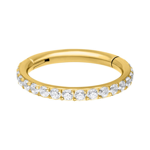 Pave Set Crystals Conch Ring<!--60d5736295e37-->