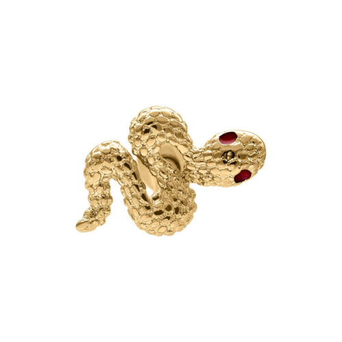 Snake Barbell<!--5f4cb56e9f9e9--> - Golden Metal