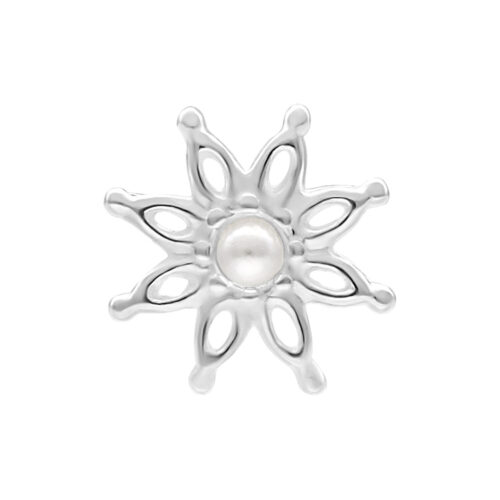 Push Fit Bloom Attachment for Bioplast - Silvercoloured Metal