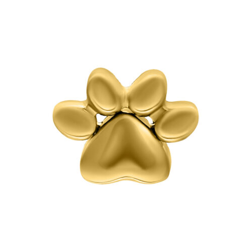 Push Fit Little Paw Attachment - Golden Metal