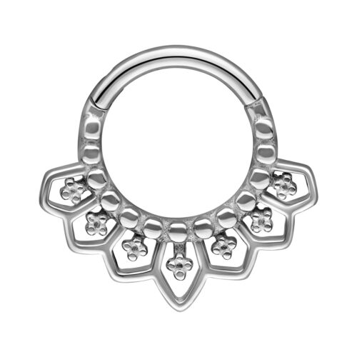 Cathedral Septum Clicker<!--63a2dc7fcc9a0--> - Silvercoloured Metal