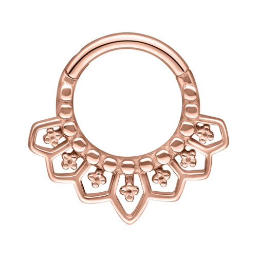 Cathedral Septum Clicker<!--63a2dc7fcc9a0--> - Rosegold
