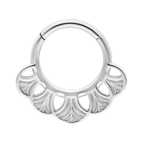 Ginkgo Clicker - Silvercoloured Metal