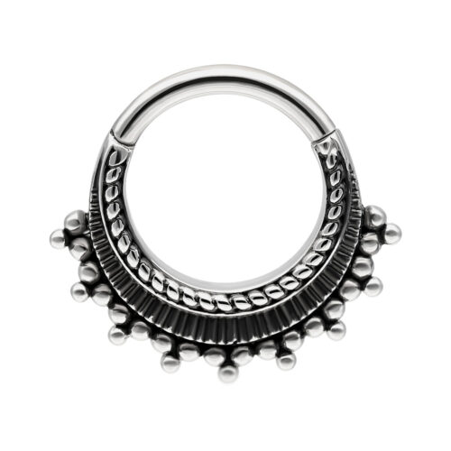 Native Hinged Clicker - Silvercoloured Metal