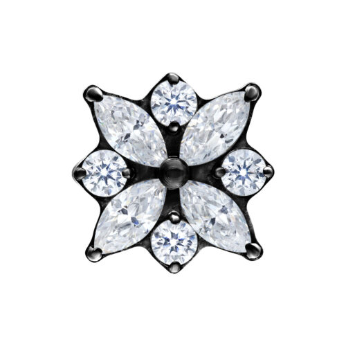 Push Fit Crystal Blossom Attachment