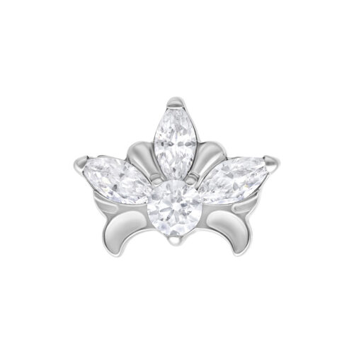 Push Fit Tiara Attachment - Silvercoloured Metal