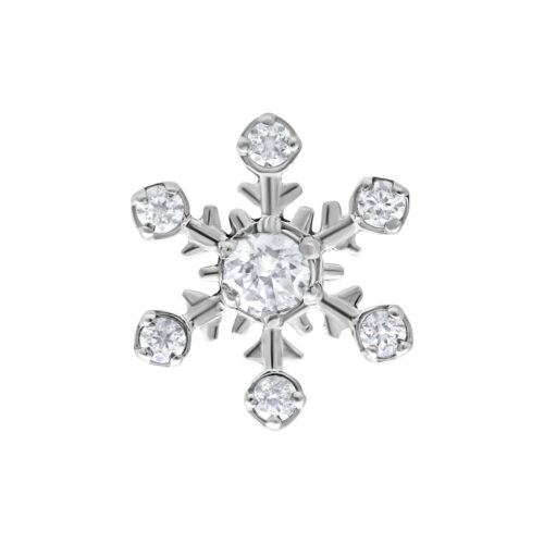 Push Fit Floral Attachment - Silvercoloured Metal