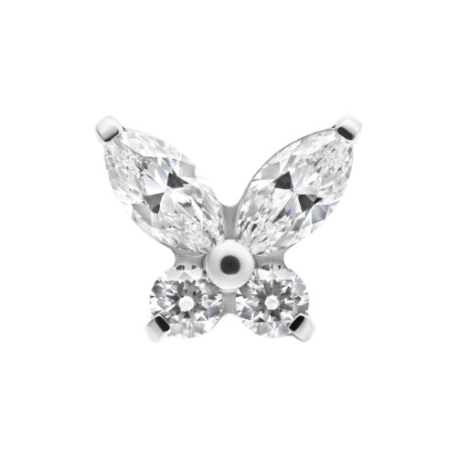 Push Fit Butterfly Attachment - Silvercoloured Metal