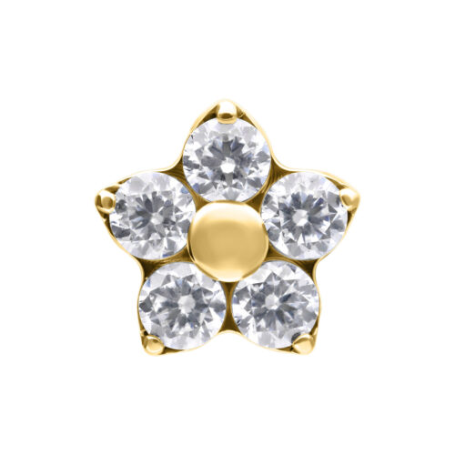 Push Fit Multi Jewelled Flower Attachment