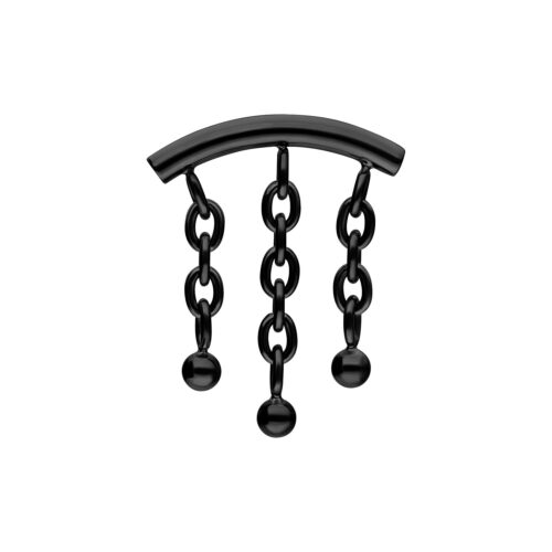 Chain with Bubble Hidden Helix Push Fit Attachment