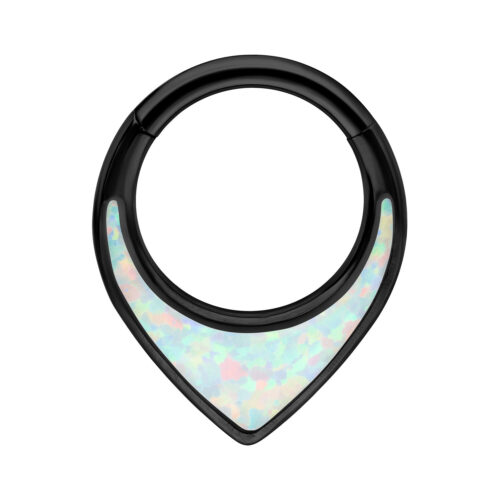 Chunky Synthetic Opal Septum Clicker