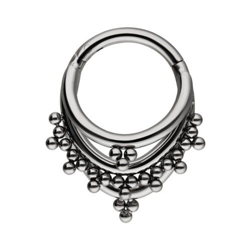 Triple Oriental Clicker - Silvercoloured Metal