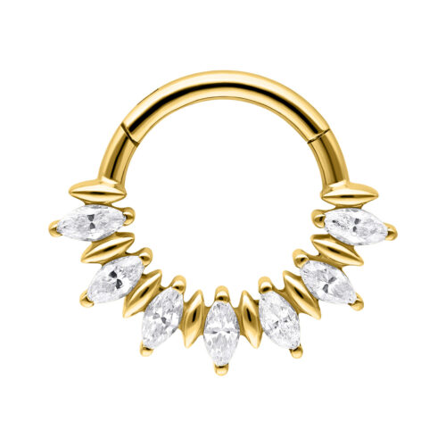 Marquise Sunburst Septum Clicker