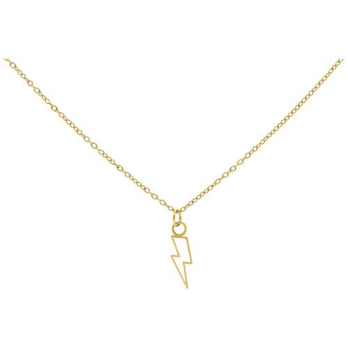 Flash Necklace - Golden Metal